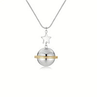 Monello Ascheschmuck Kette mit Anhänger Satellit mit...